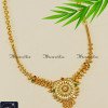 NLA1310 - Simple Stone Necklace Design Gold Plated Jewellery
