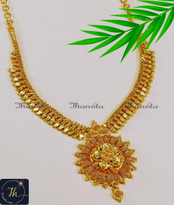 NLA1353 - Unique Imitation Necklace Gold New Design for Wedding