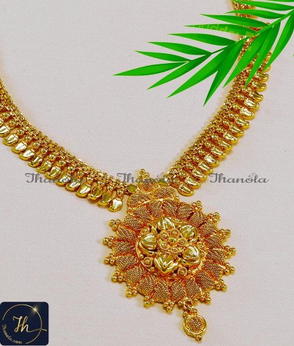 NLA1353 - Unique Imitation Necklace Gold New Design for Wedding