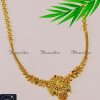 NLA1377 - Simple Wear Light Weight Small Necklace Yellow Gold