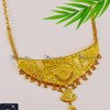 NLA1391 - 2 Gram Gold Forming Yellow Gold Necklace for Lehenga