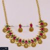 NLA1559 - Antique Jewelry Ad Stone Ram Parivar Necklace Designs