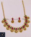 Simple ram parivar necklace