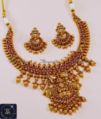 NLA1562 - Premium Quality Antique Jewelry Necklace Set for Wedding
