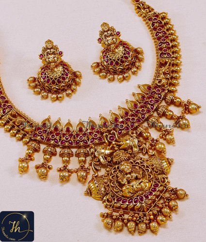 NLA1562 - Premium Quality Antique Jewelry Necklace Set for Wedding