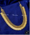 Traditional Mango Design Lakshmi Necklace for Women lakshmi kasu necklace gold design
