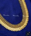 Traditional Mango Design Lakshmi Necklace for Women lakshmi kasu necklace gold design