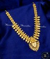 Gold Forming Traditional Kerala Style Gold Necklace Design malabar gold kerala necklace designs