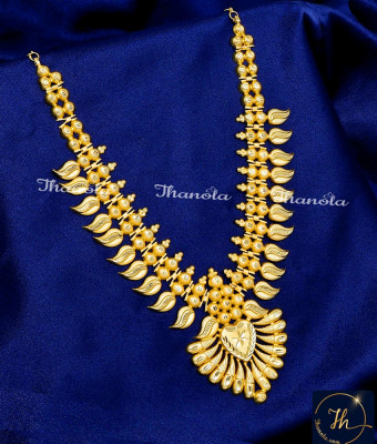 NLA1812 - Kerala Model Necklace Design Light Weight Jewellery