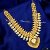 NLA1813 - Bridal Wear Mango Design Kerala Model Necklace Online