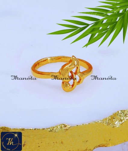 RNA1095 - Original Impon Ring Gold Design for Daily Wear