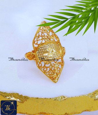 RNA1108 - Beautiful One Gram Dubai Gold Ring Design for Female RNA1108 - Beautiful One Gram Dubai Gold Ring Design for Female