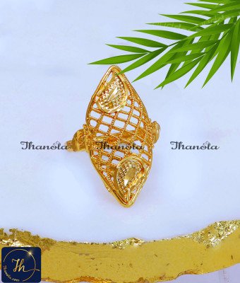 RNA1141 - Stylish Dubai Gold Finger Ring Design for Ladies RNA1141 - Stylish Dubai Gold Finger Ring Design for Ladies
