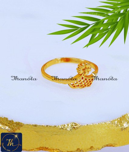 RNA1240 - Original Impon Daily Use 1 Gram Gold Ring Design RNA1240 - Original Impon Daily Use 1 Gram Gold Ring Design