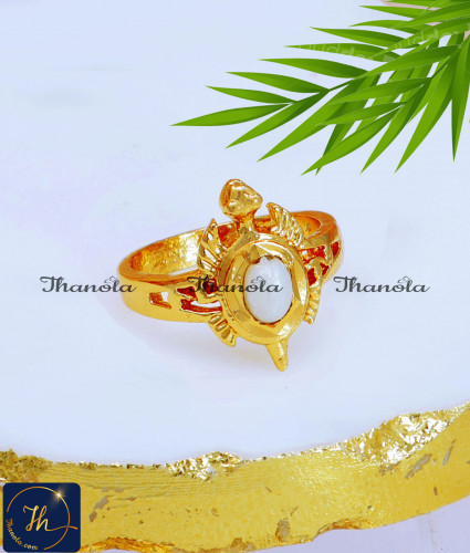 RNA1252 - Impon Jewellery Pearl Turtle Ring for Ladies RNA1252 - Impon Jewellery Pearl Turtle Ring for Ladies