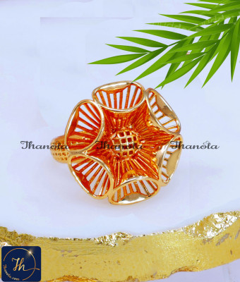 RNA1288 - Beautiful Flower Model Dubai Ring Design for Ladies 