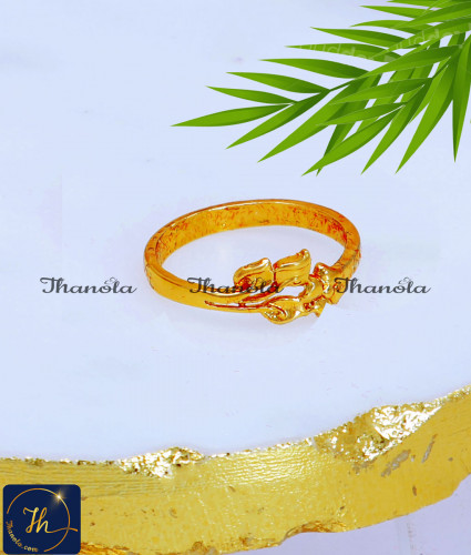 RNA1351 - Impon Light Weight Gold Casting Ladies Ring Design