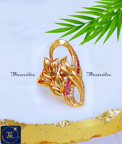 RNA1426 - New Model Artificial Wedding Jodha Ring Design Gold RNA1426 - New Model Artificial Wedding Jodha Ring Design Gold