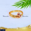 RNA1440 - Cute Impon Ruby Stone Gold Plated Finger Ring Online