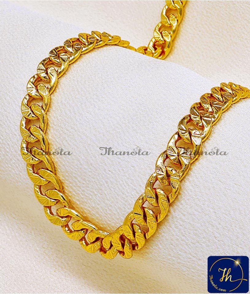 thick gold chain design for men
