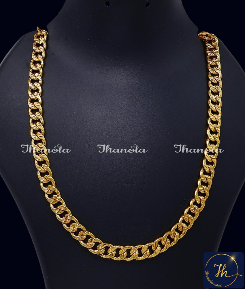 thick gold chain design for men