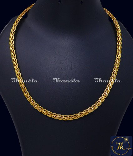 SHA1097 - Premium Quality Stylish 1 Gram Gold Chain for Men