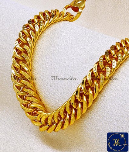 SHA1113 - First Quality Gold Plated Heavy Chain Design for Men
