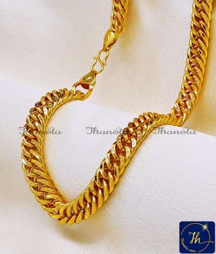 SHA1113 - First Quality Gold Plated Heavy Chain Design for Men