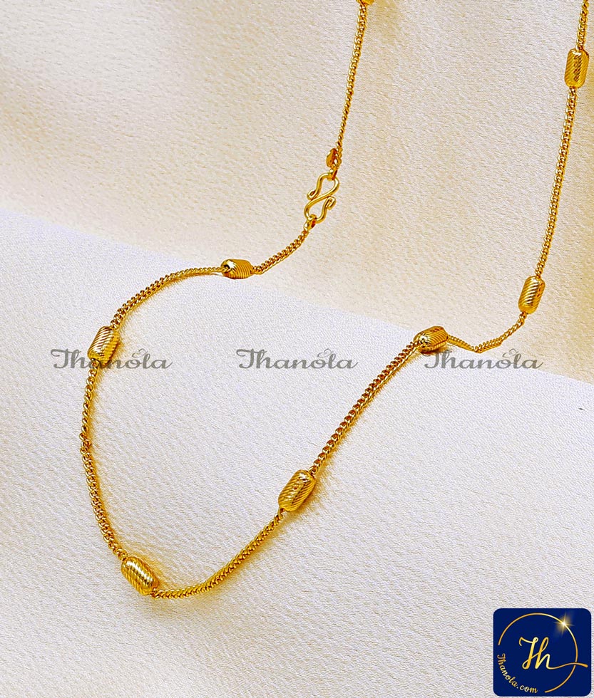 stylish gold chain design for female