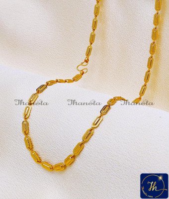 SHA1120 - Latest Light Weight Yellow Gold Daily Wear Chain
