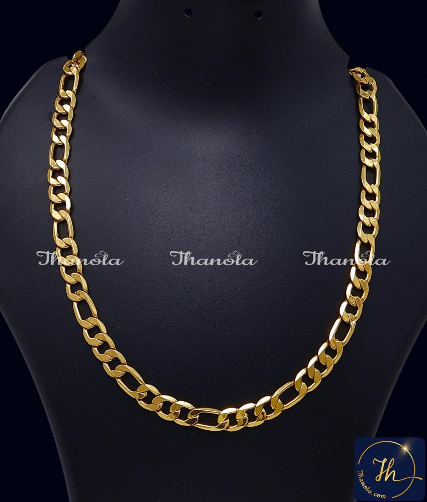 yellow gold figaro chain design