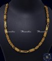 Real gold look with premium gold plating chain for men