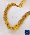 yellow gold thick short chain men
