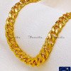 SHA1139 - Classic and Elegant Real Gold Look One Gram Gold Chain