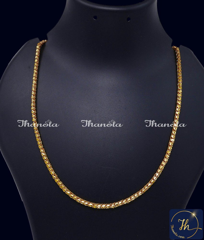 1 gram gold chain design for women