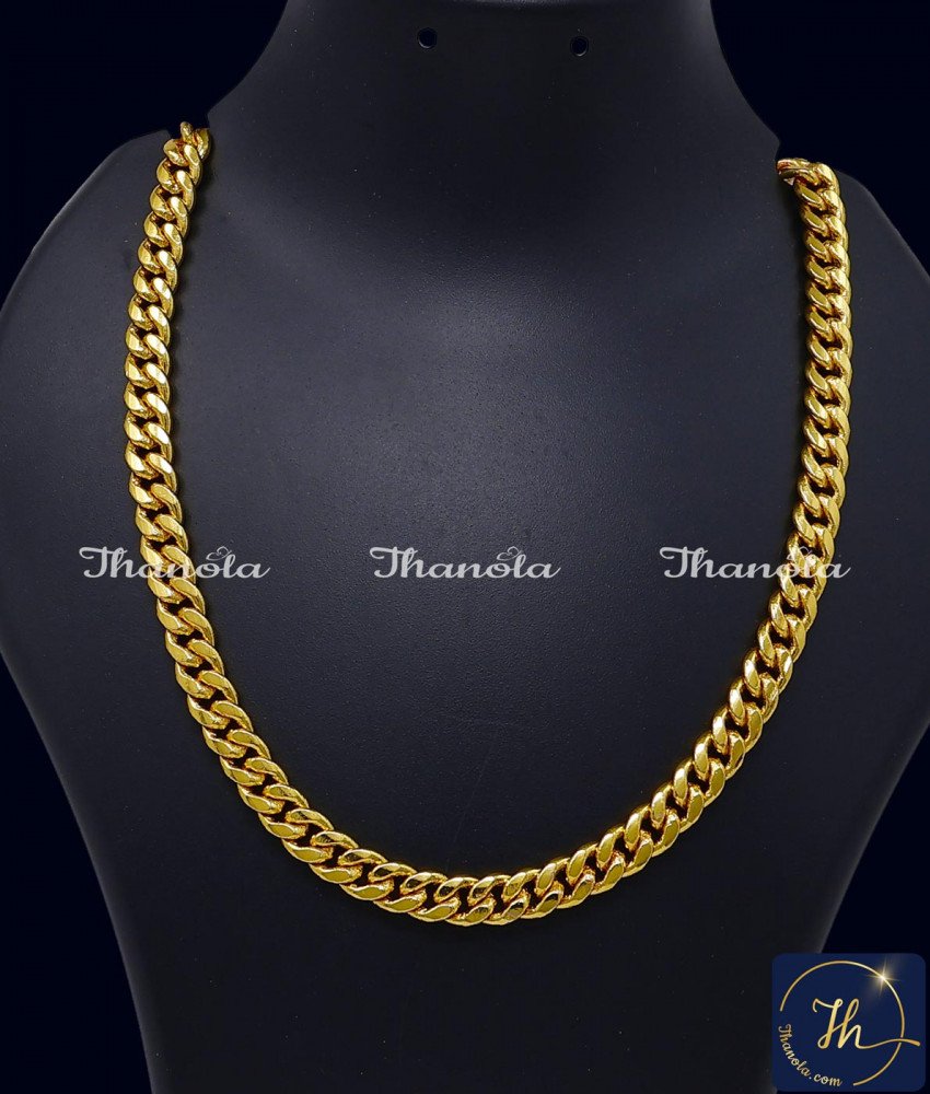 Premium Quality Neck Jewellery Classic Chain for Men Lifetime warranty gold plated chains for sale