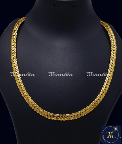 SHA1156 - Elegant Style Premium Gold Plated Neck Chains for Men