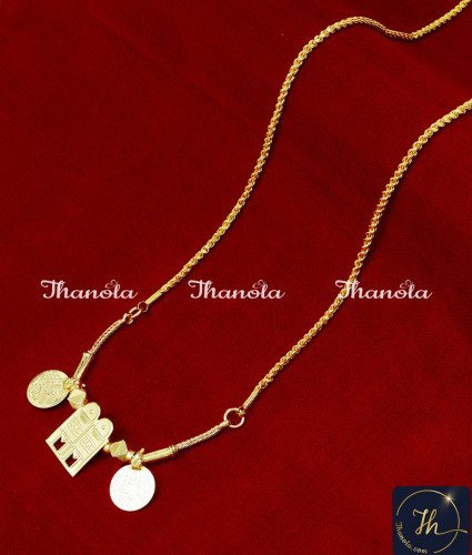 THN1005 - Traditional Daily Use Sivan Gold Thali Chain Design