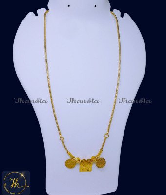 THN1010 - Vadakalai Namam Thali Yellow Gold Mangalsutra Design