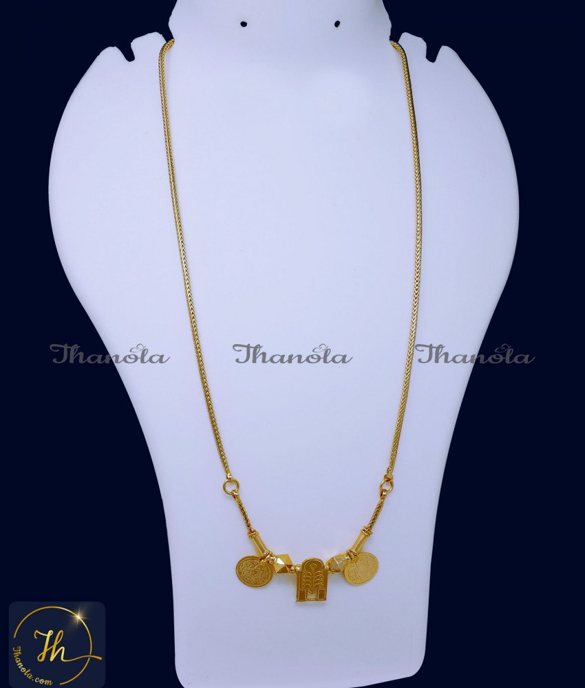 Gold Plated Daily Use Vanniyar Thennai Maram Thali Design tamil vanniyar gounder thali design