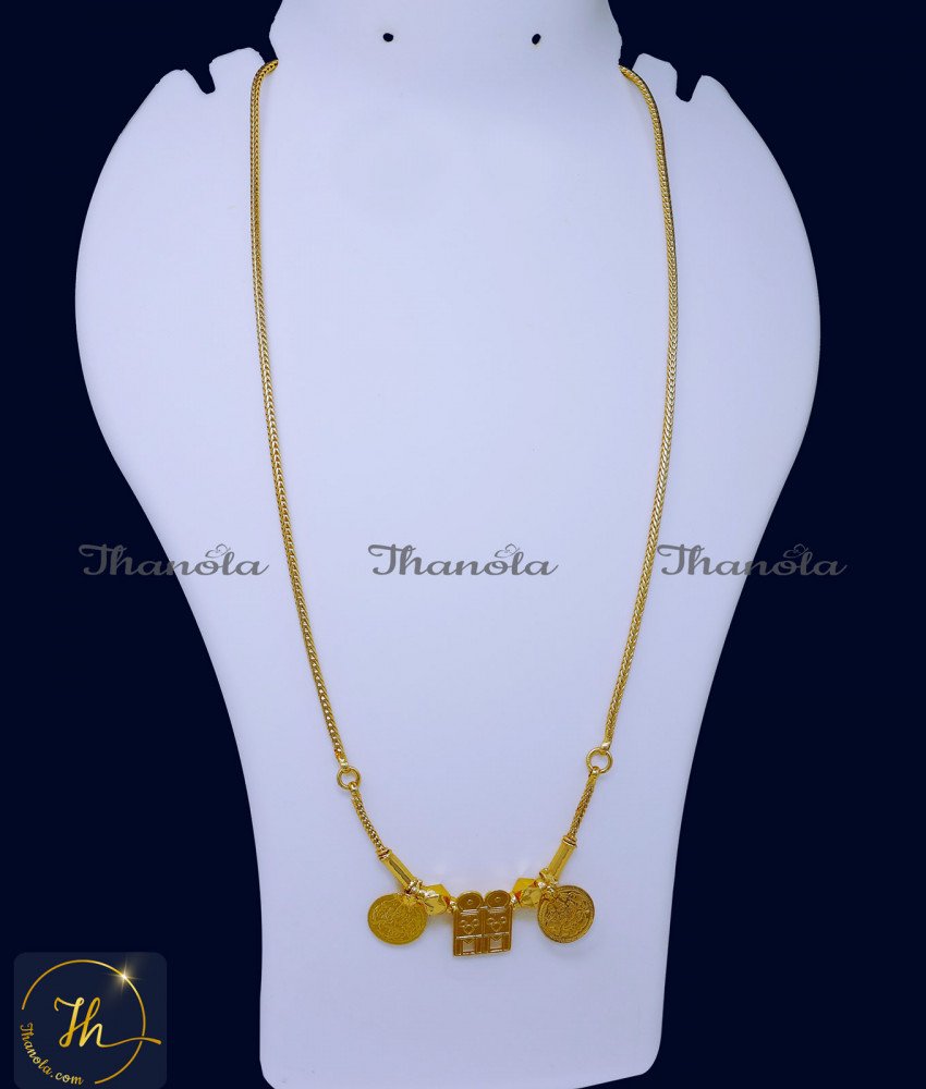 Gold Plated with Guarantee Daily Wear Keelpoo Thali Chain traditional tamil thali chain designs