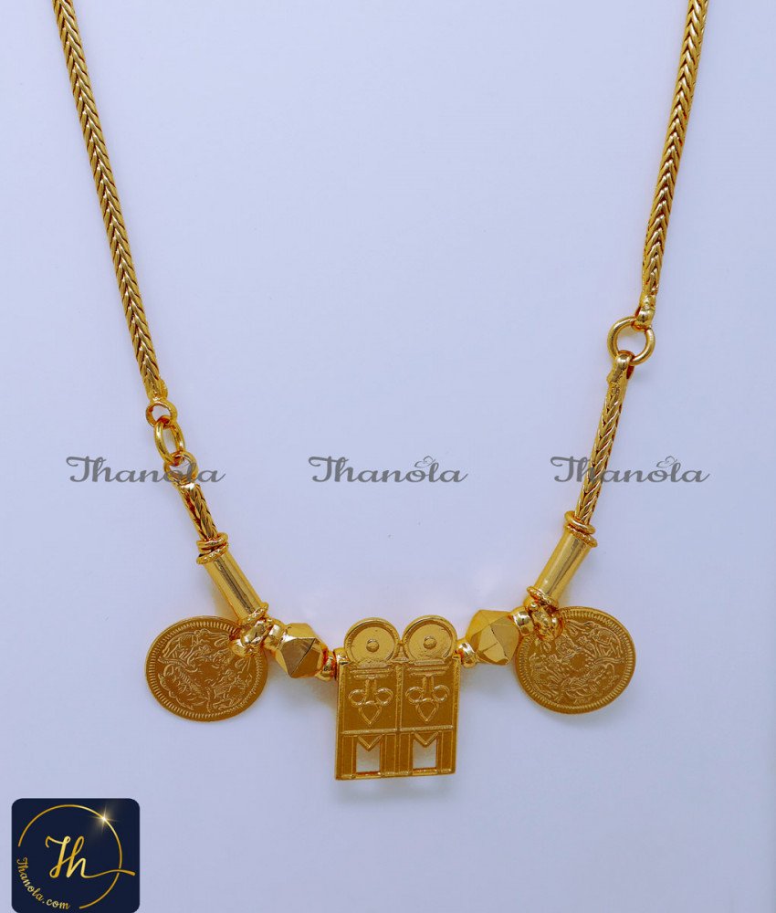 Gold Plated with Guarantee Daily Wear Keelpoo Thali Chain traditional tamil thali chain designs
