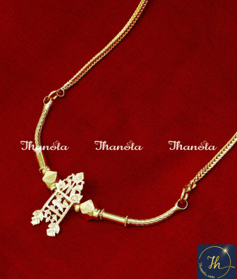 THN1024 - Real Gold Like Daily Wear 1 Gram Gold Thali Chain Online