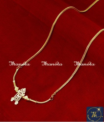 THN1024 - Real Gold Like Daily Wear 1 Gram Gold Thali Chain Online