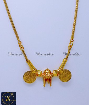 THN1025 - Vishnu Namam Perumal Mangalyam Tamil Nadu Thali Design