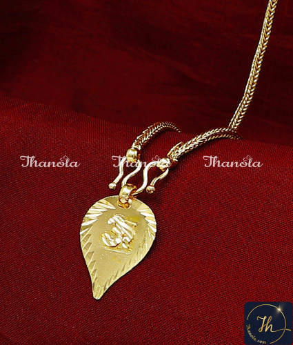 THN1039 - Gold Plated Long Chain with Kerala Alila Thali Designs