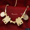 THN1054 - Thirumangalyam Vishnu Shanku Chakra Rattai Thali Design