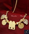 Tamil Brahmin Thenkalai Namam Gold Covering Thali Chain muruku thali chain design
