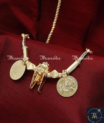 THN1059 - Gold Plated with Guarantee Gold Thali Chain Design