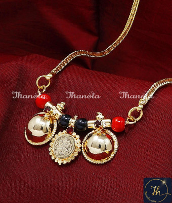 THN1061 - wedding Mangalyam andhra telugu thali bottu designs